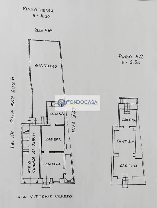 Foto 31 - Casa indipendente Poggiardo - planimetria 1