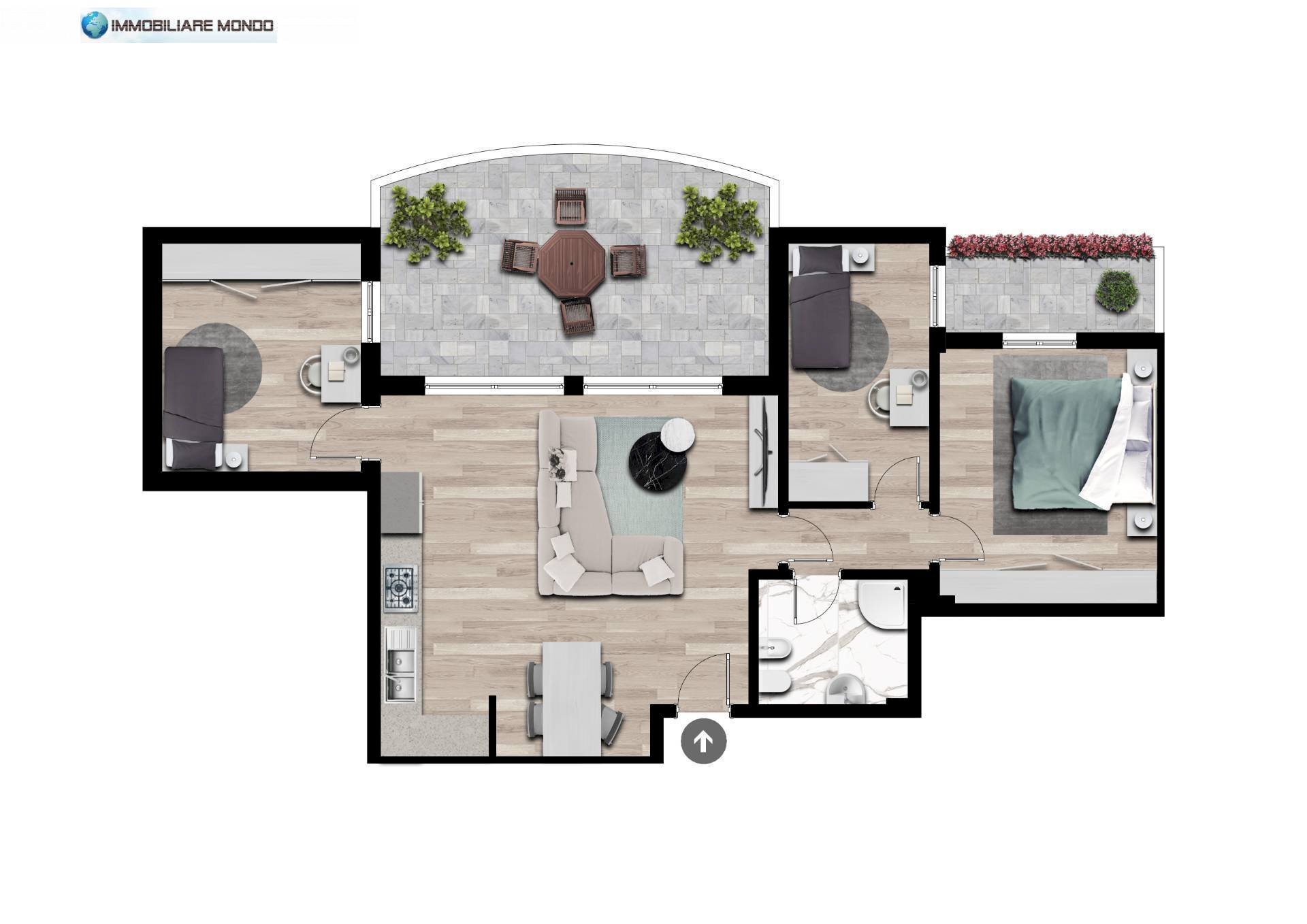 Foto 32 - Four-room apartment Via Amendola, Campomarino - floor plans 1