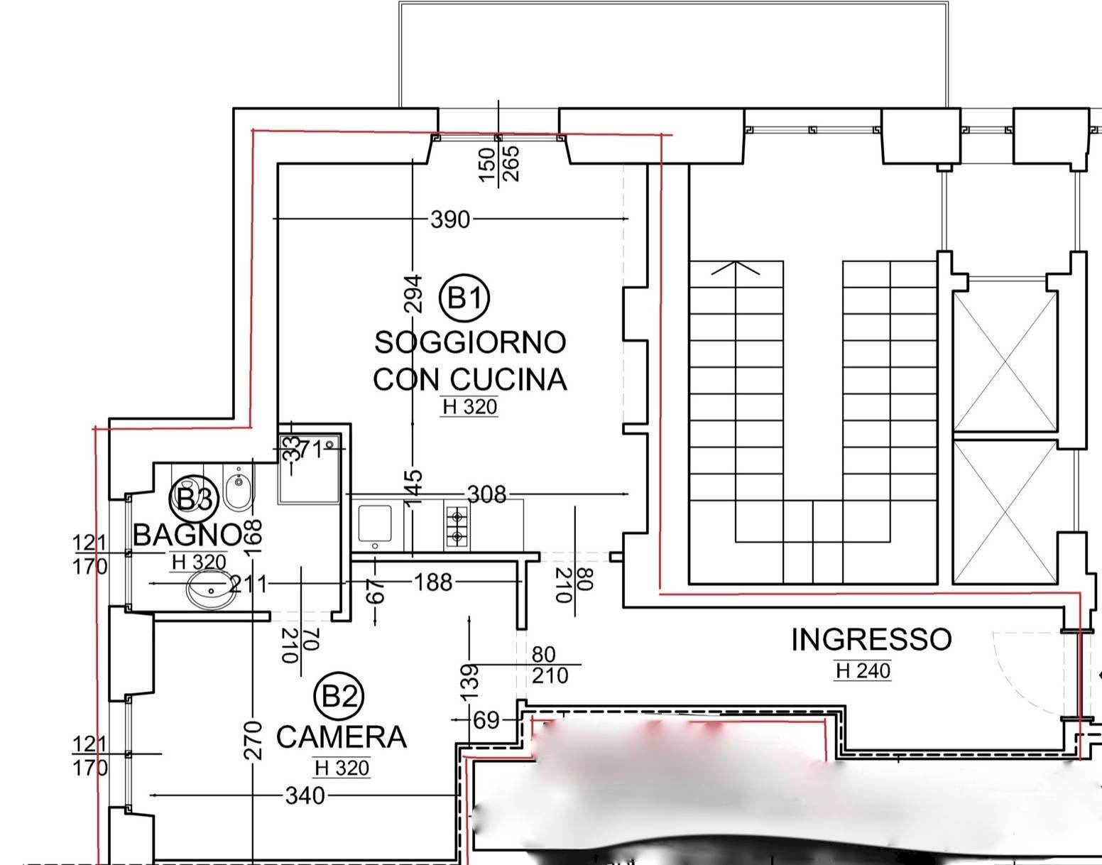 Foto 15 - Bilocale Via Del Vecchio Politecnico
 
5, Milano - planimetria 1