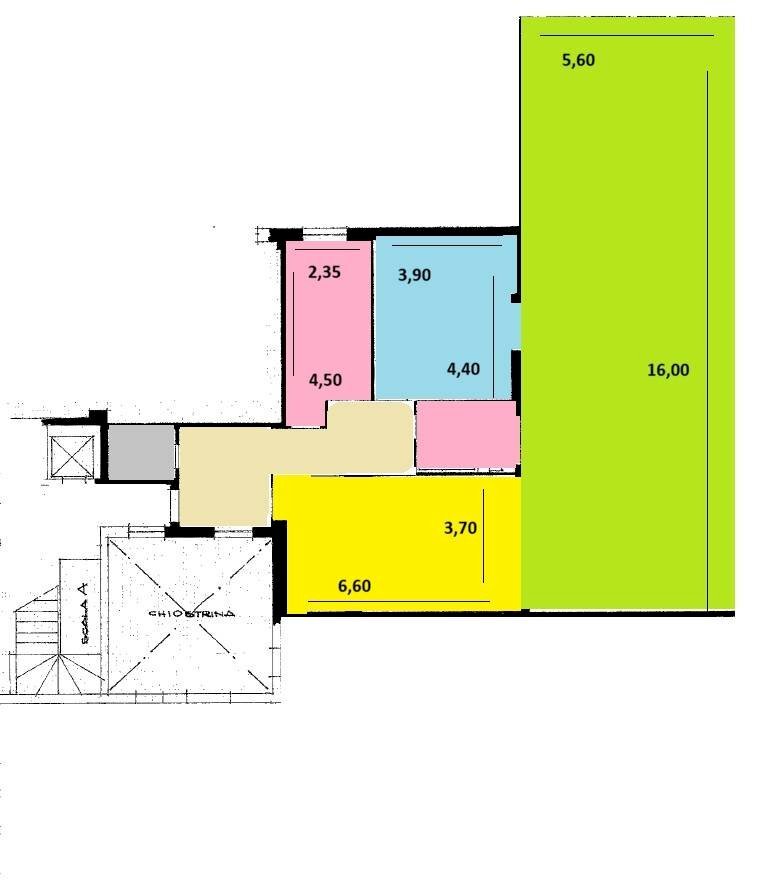 Foto 24 - Bilocale Via Corrado Del Greco
 
40, Roma - planimetria 1