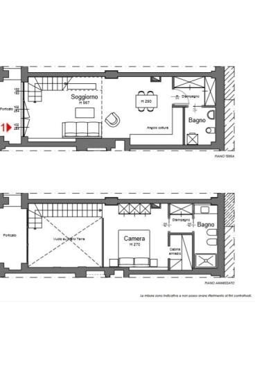 Bilocale via Padova, 38, Milano - planimetria 1