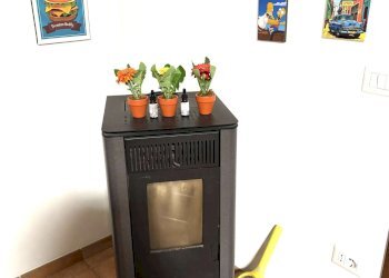 stufa taverna - Trilocale via San Giobbe, 72, Argelato - foto 6