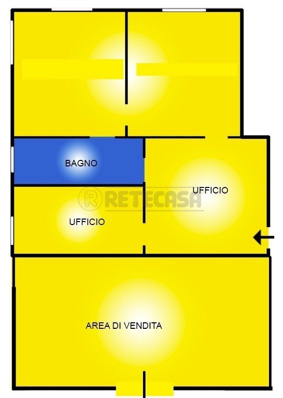 Retecasa_Valdagno Planimetria - Commercial Premises Valdagno - floor plans 1