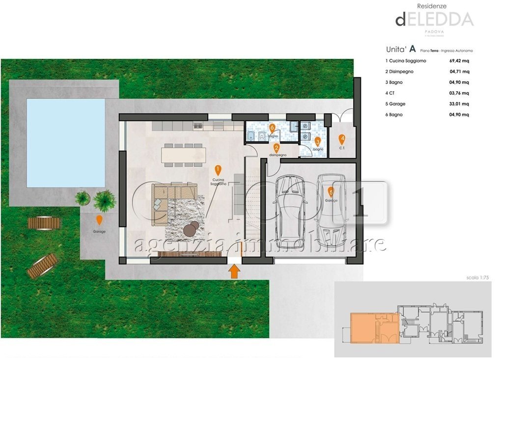PLAN PT.jpg - Porzione di casa Via Grazia Deledda, Padova - planimetria 1
