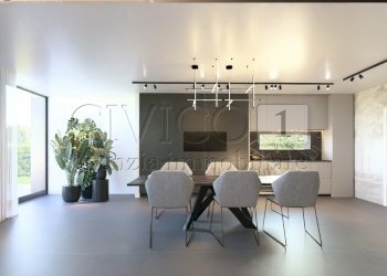 RENDER SOGGIORNO - Porzione di casa Via Grazia Deledda, Padova - foto 14