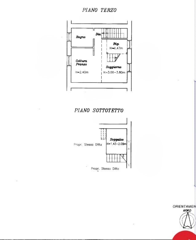 LE2051_LERICI_VENDITA_APPARTAMENTO_VISTA_CASTELLO - Trilocale Lerici - planimetria 1