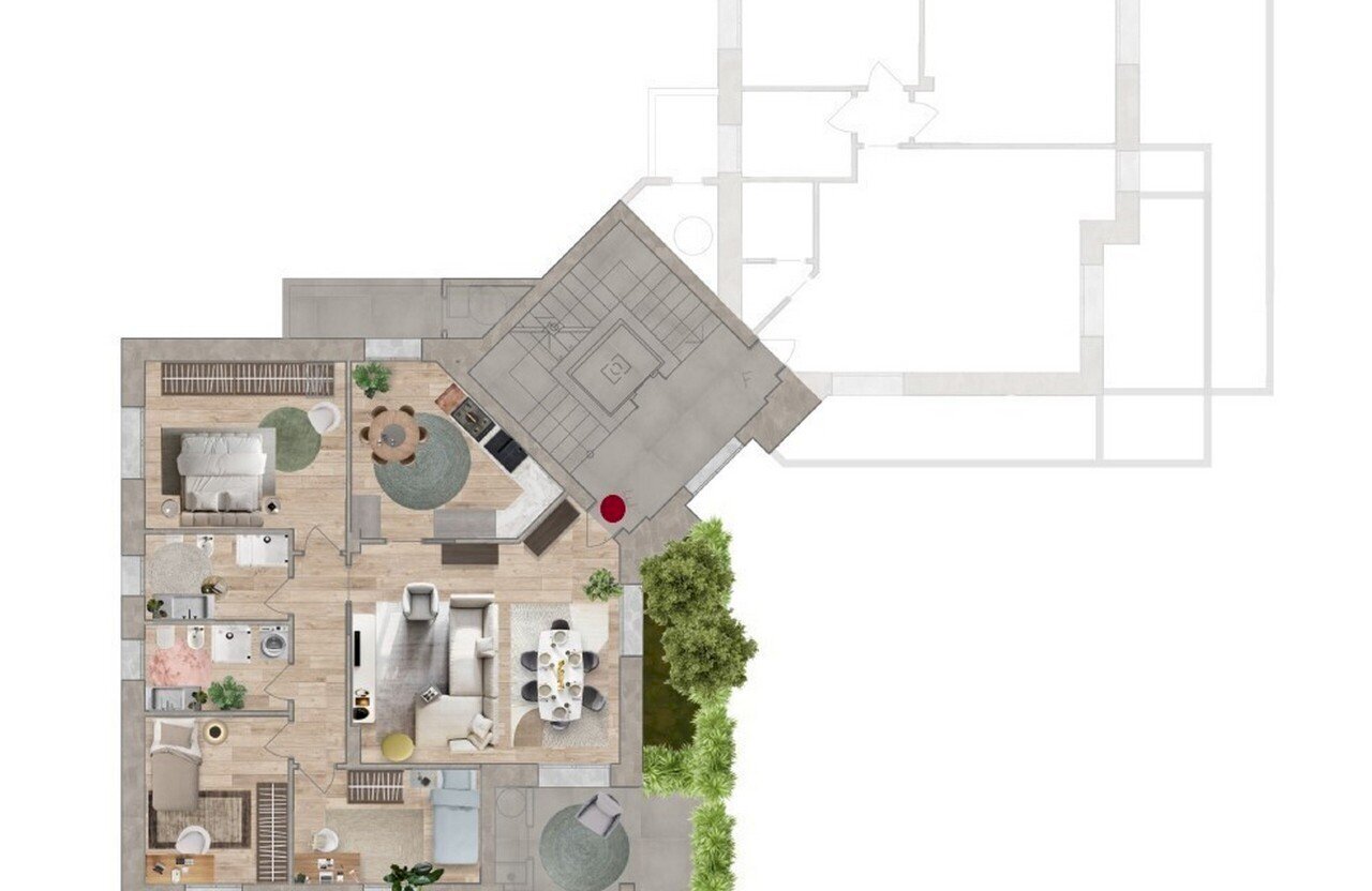 18-0Plani_arredata_piano3_app.A.jpg.jpg - Appartamento Via San Pierino 28, Castel Maggiore - planimetria 1