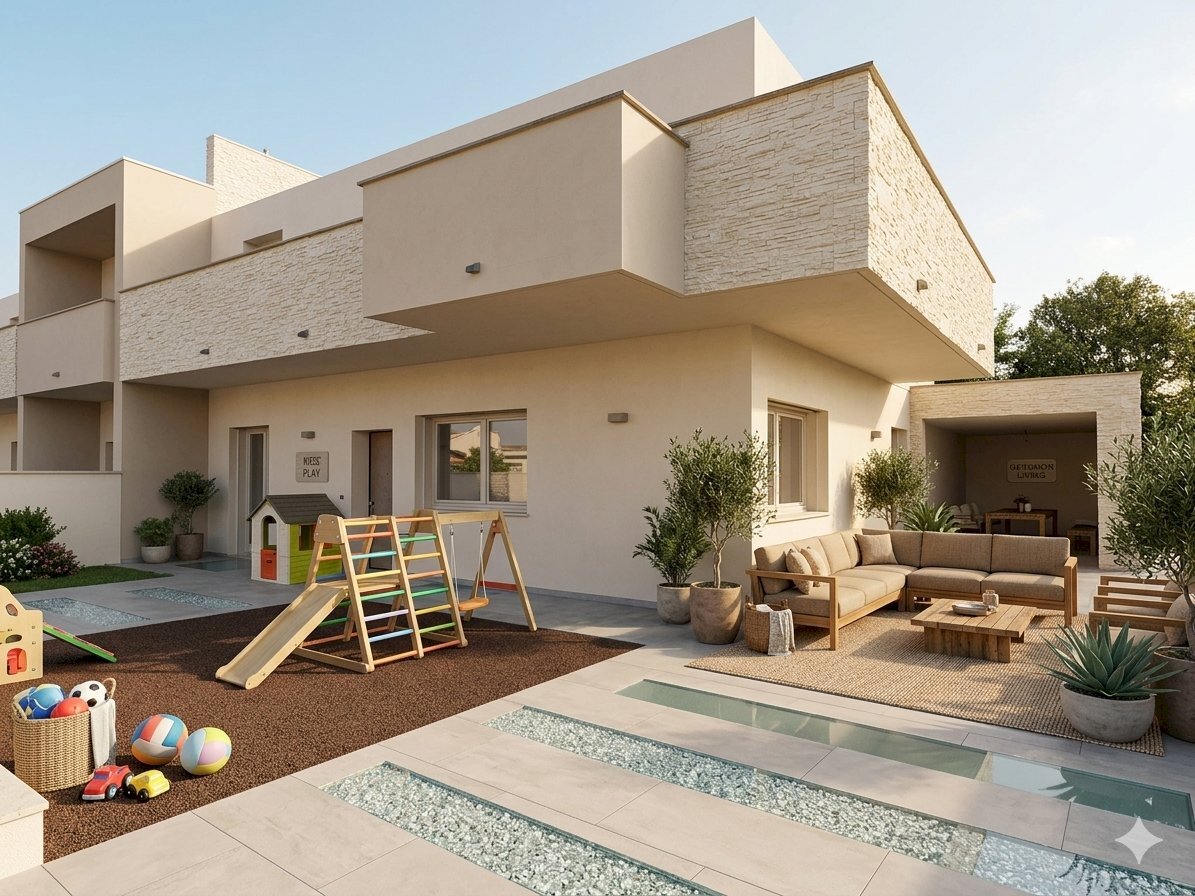 ambiente rendering - Villa a Schiera Livorno - foto 2