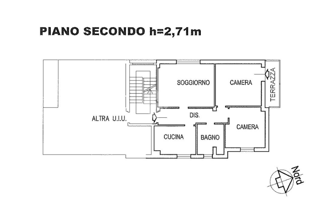 Quadrilocale Via Turati, Calderara di Reno - planimetria 1