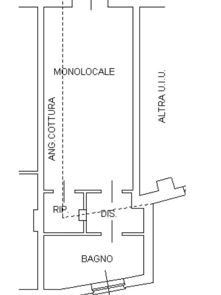 Monolocale Via Arnaud, Rivoli - planimetria 1