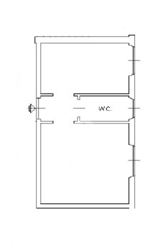 Two-room apartment Via Brembo, Milano (neighborhood Ticinese) - floor plans 1