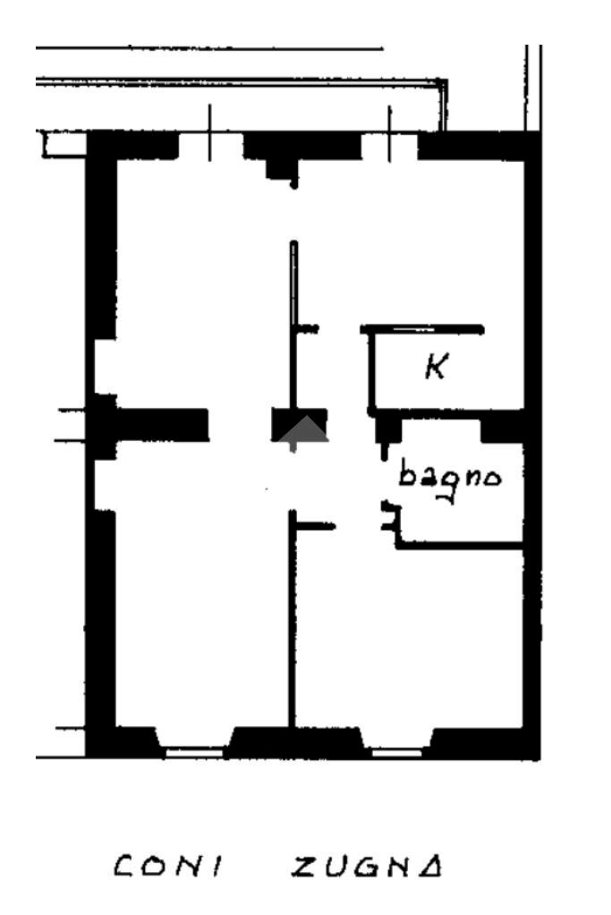 Trilocale Viale Coni Zugna, Milano - planimetria 1