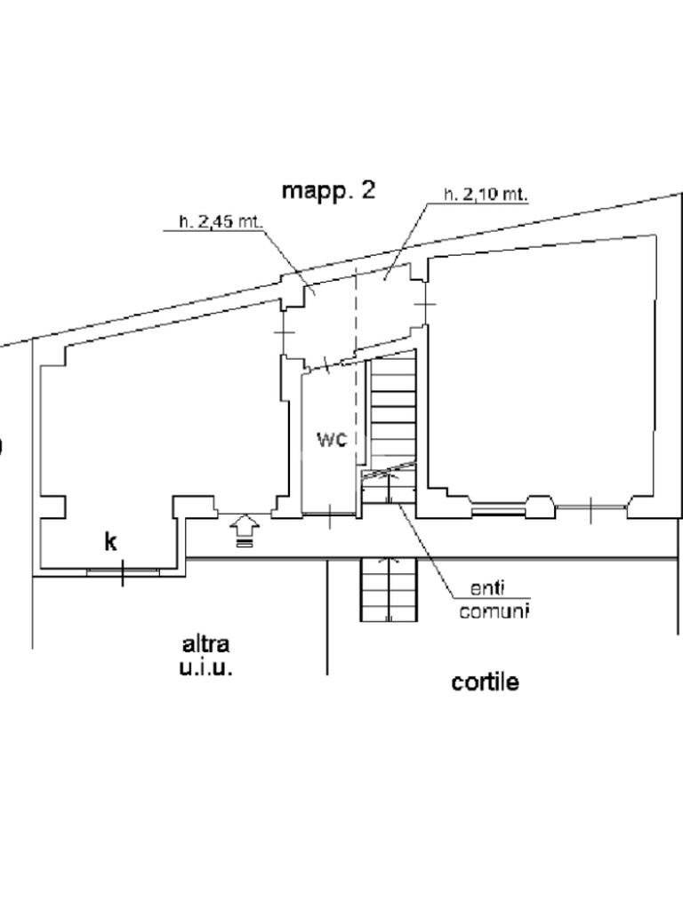 Two-room apartment Via ornato, Milano (neighborhood Niguarda) - floor plans 1