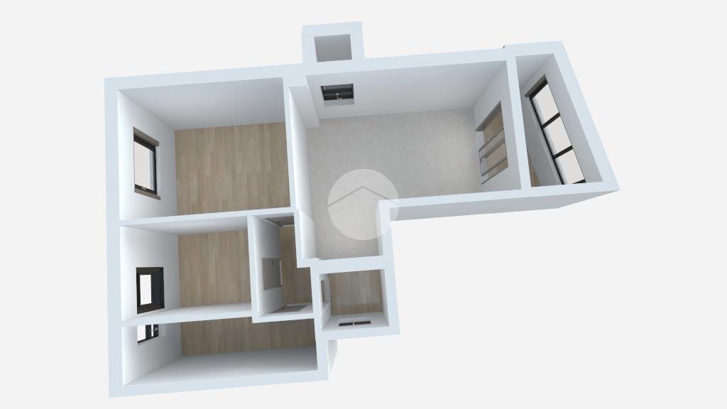 Trilocale Via Rembrandt, Milano - planimetria 1