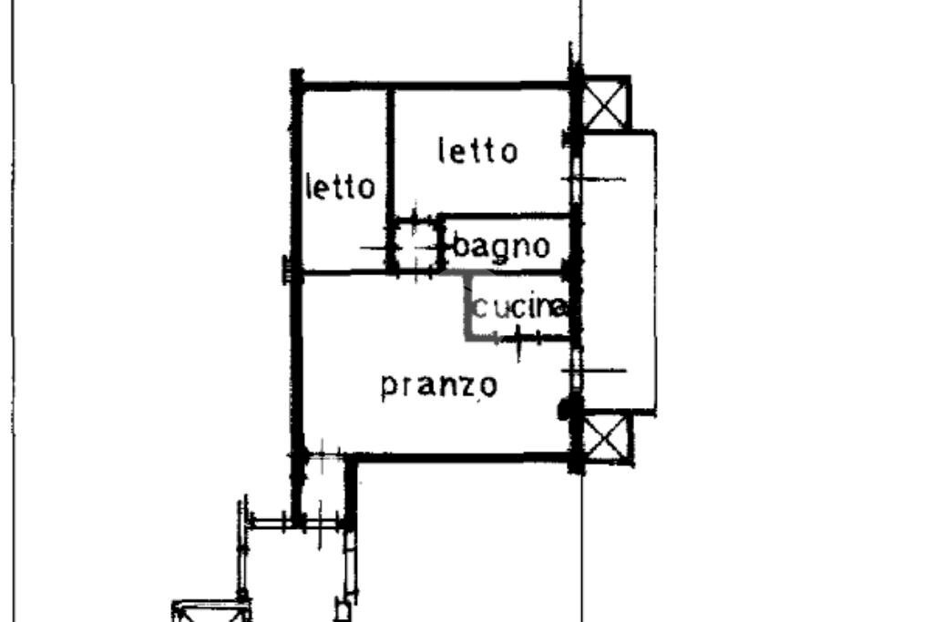 Three-room apartment Via Dante Alighieri, Cesenatico - floor plans 1