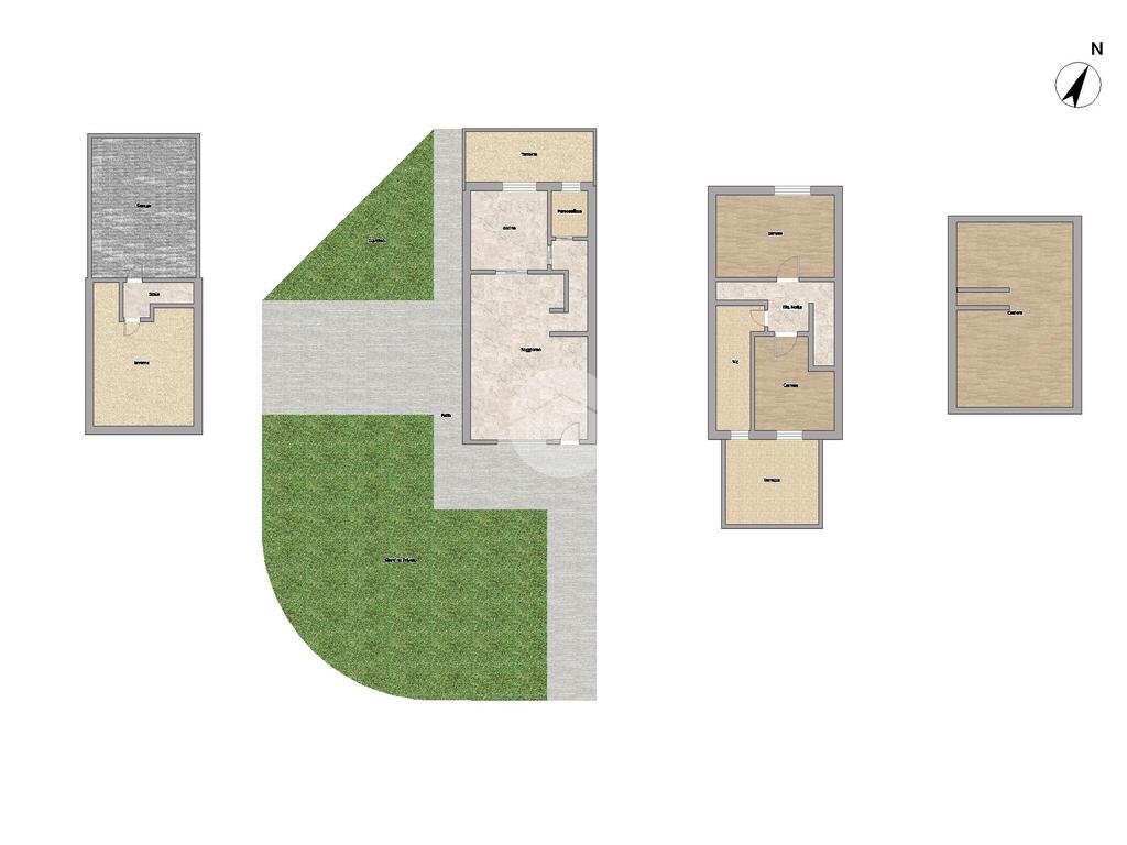 Villa Via Leonardo da Vinci, Settimo Milanese - planimetria 1