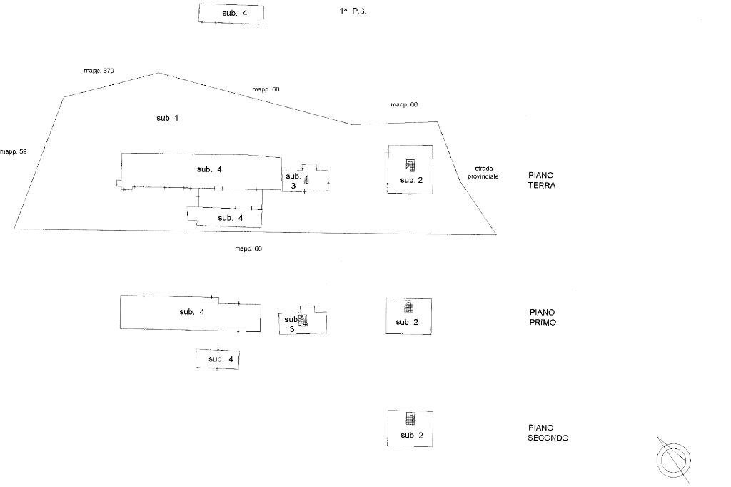 Independent house Fraz. moretti, Ponzone - floor plans 1