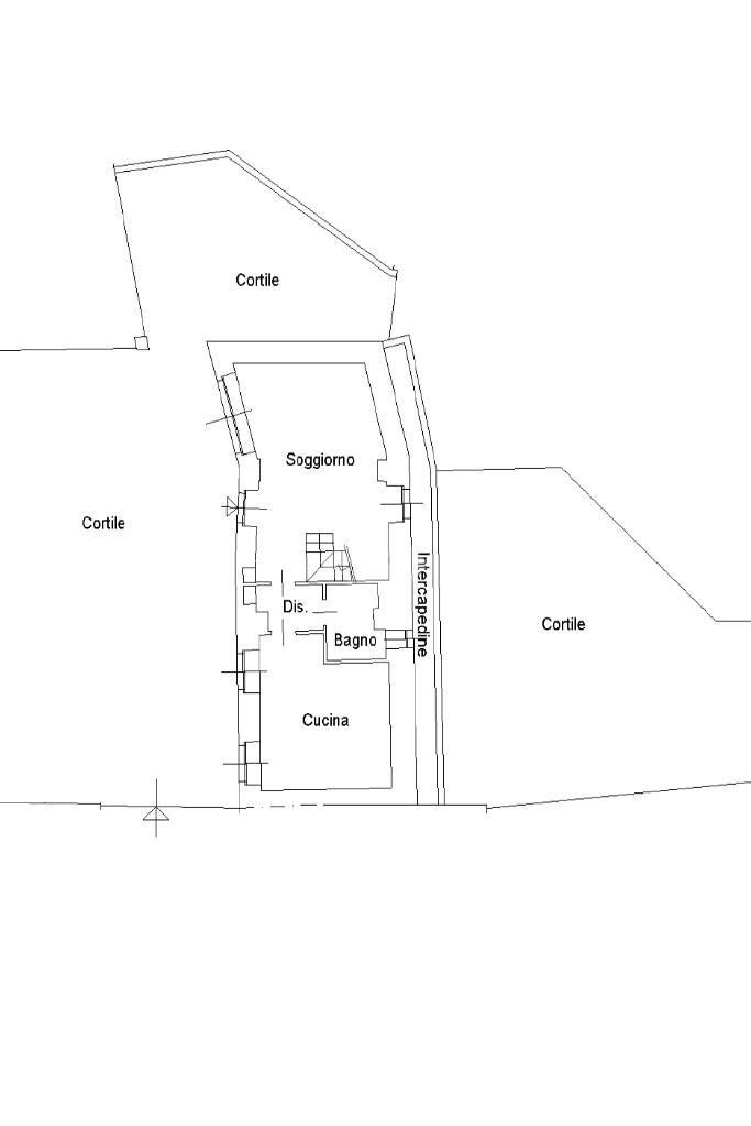 Semi-detached house Via S. Lucia, Val della Torre - floor plans 1