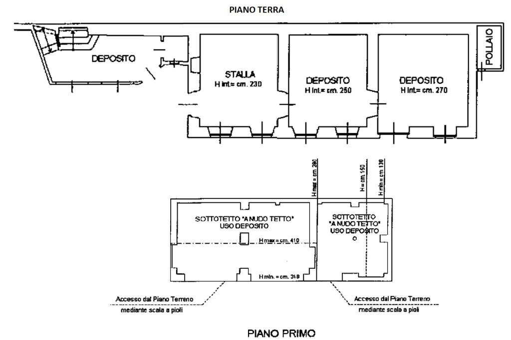 Rustico Via Matteotti, Pralungo - planimetria 1