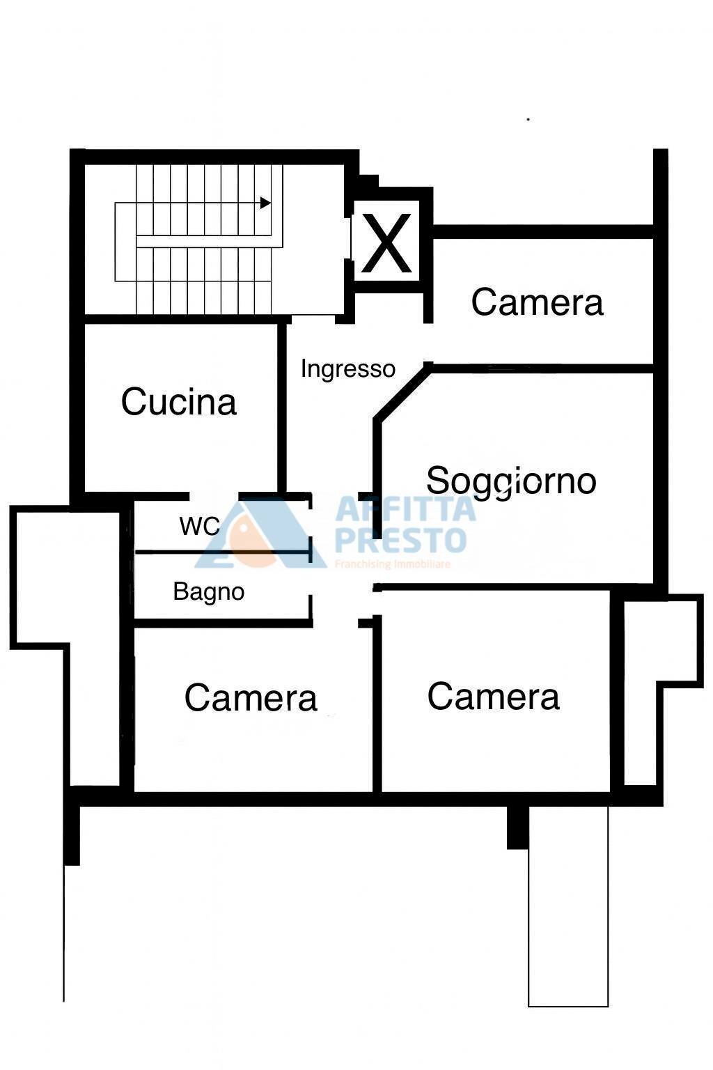 Foto 25 - Appartamento Via San Mauro, Cesena - planimetria 1