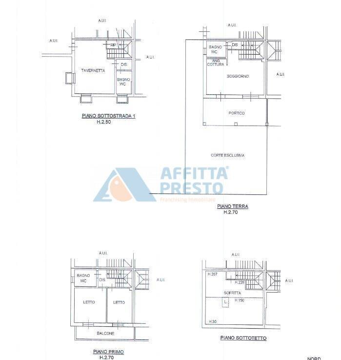 Foto 1 - Semi-detached house Via Olimpio Foschi, Cesena - floor plans 1