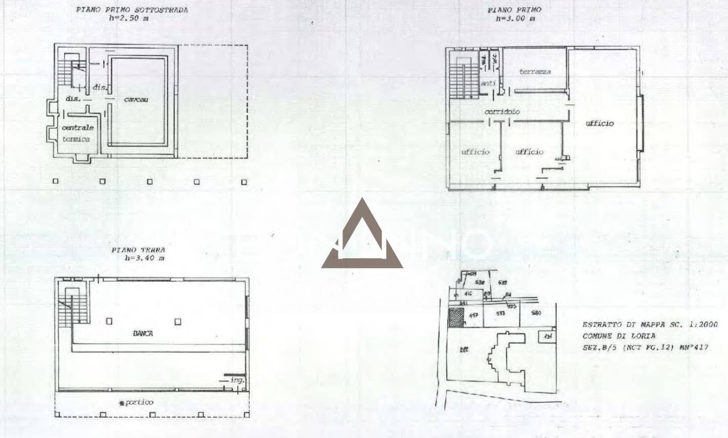 Foto 31 - Office VIA ROMA
 
19, Loria - floor plans 1