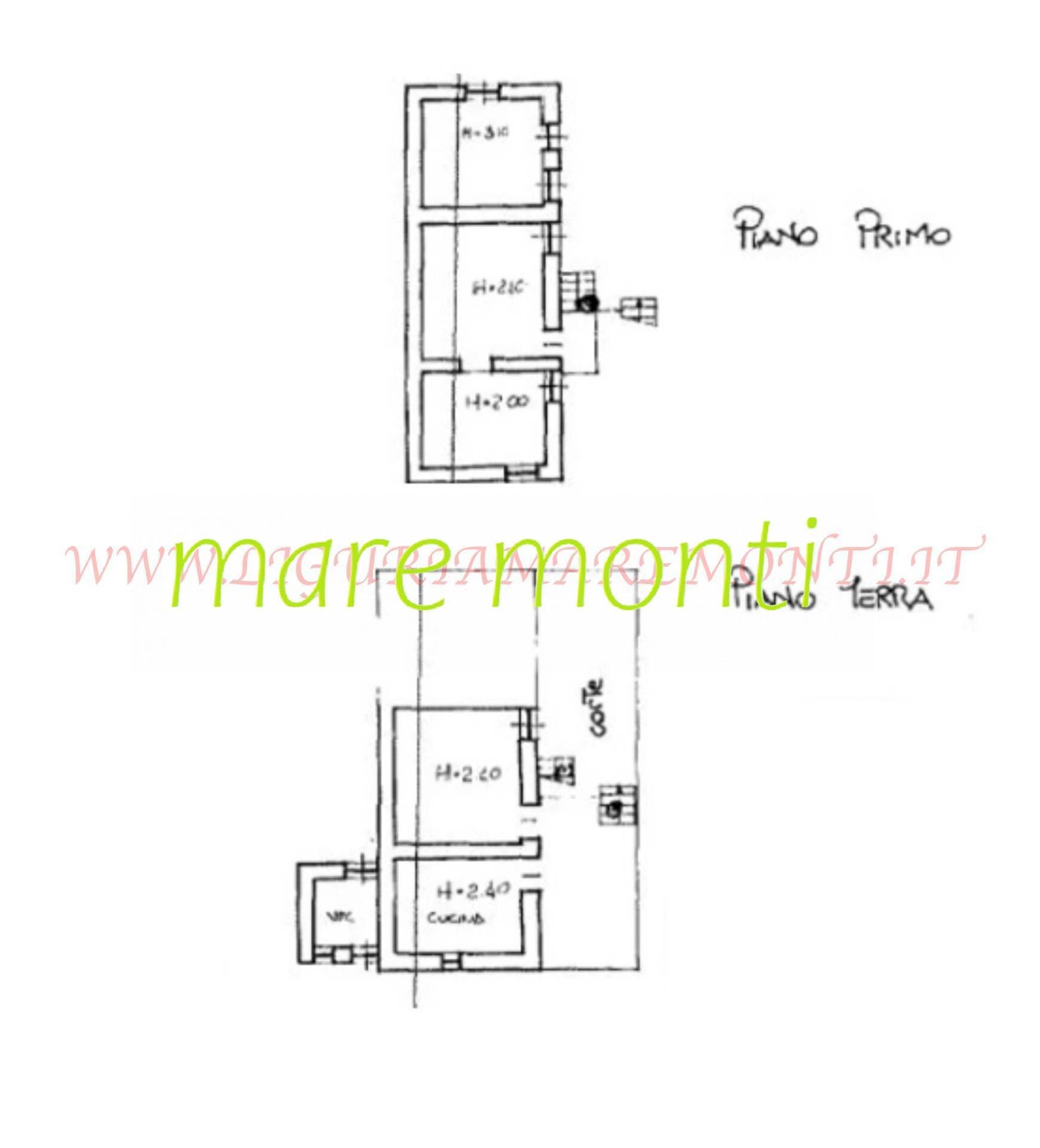 Foto 2 - Rustico località cerisole, Albisola Superiore - planimetria 1