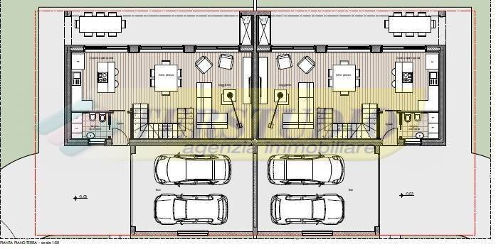 Foto 13 - Casa semi indipendente Via Gabriele D'Annunzio
 
snc, Mapello - planimetria 1