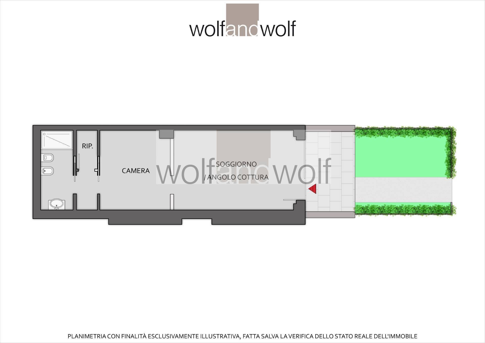 Foto 21 - One-room apartment Via Saverio Mercadante
 
4, Milano - floor plans 1