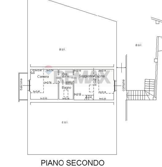 Pianta 2D - Bilocale Via Sigismondi
 
42, Villa d'Almè - planimetria 1