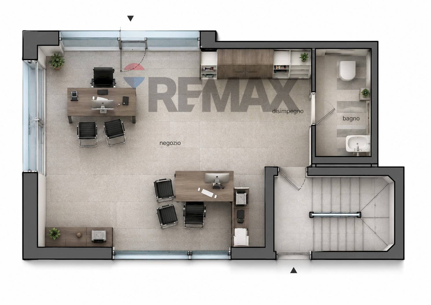 Pianta 3D - Office VIA GALETTI
 
4, Treviolo - floor plans 1