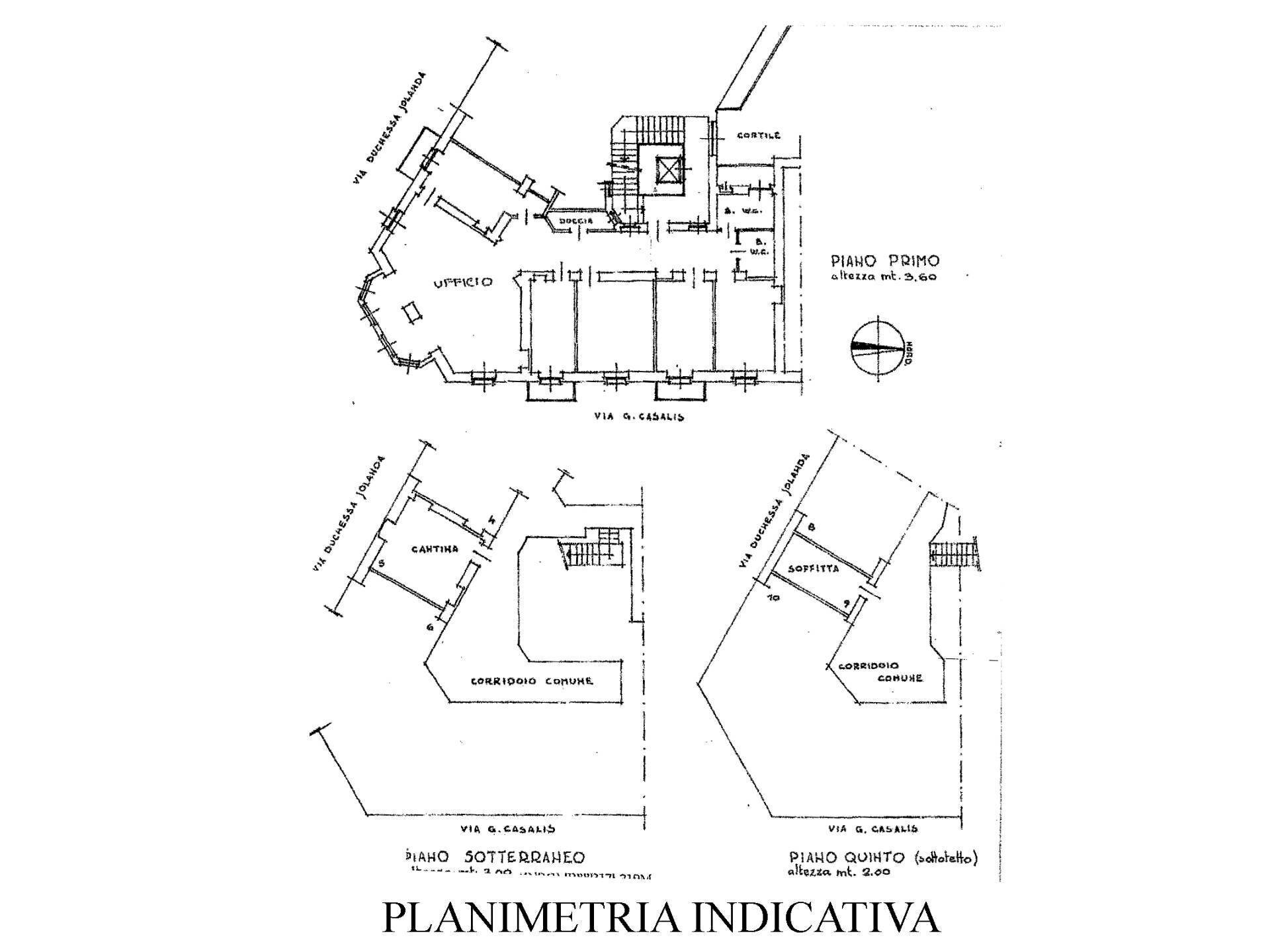 Foto 24 - Office Via Goffredo Casalis, Torino - floor plans 1