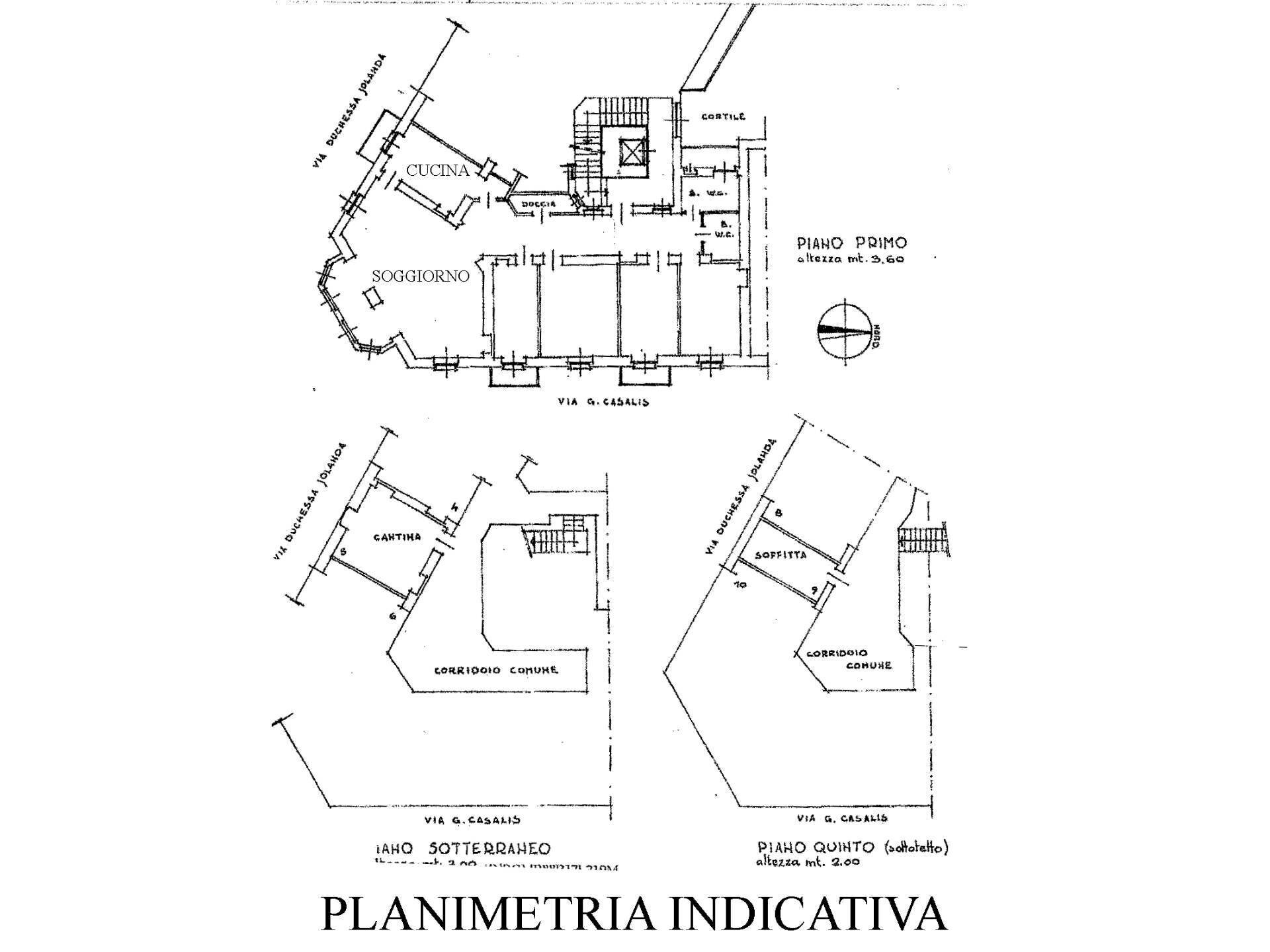 Foto 24 - Apartment Via Goffredo Casalis, Torino - floor plans 1