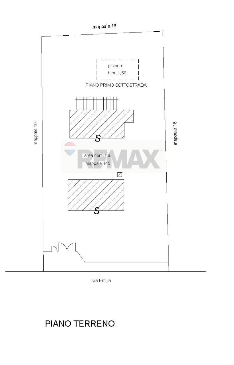 Pianta 2D - Villa Fidenza - planimetria 1