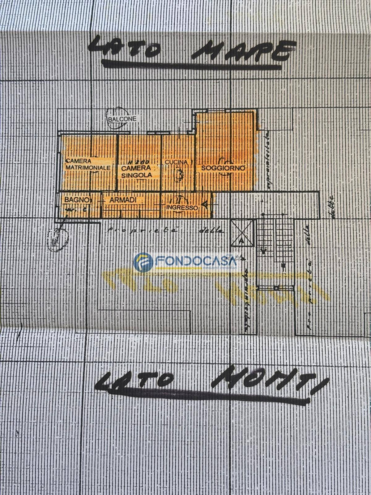 scheda catastale - Four-room apartment via pisa, Massa - floor plans 1