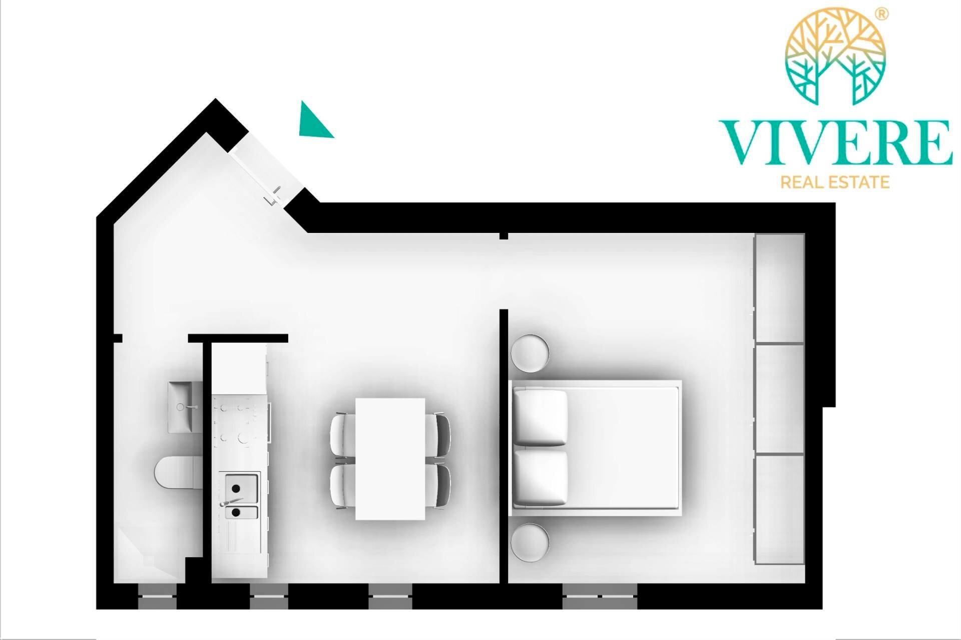 Foto 15 - Bilocale Via Di Donna Olimpia
 
30, Roma - planimetria 1