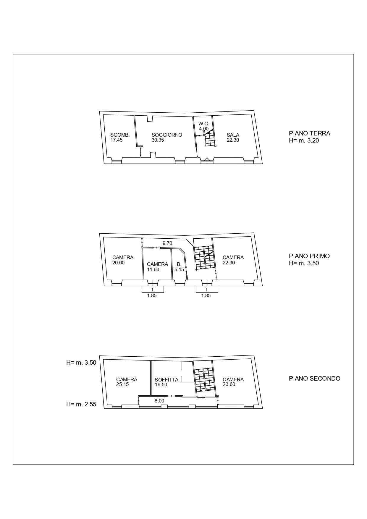 Foto 2 - Casa indipendente via   umberto
 
17, Berchidda - planimetria 1