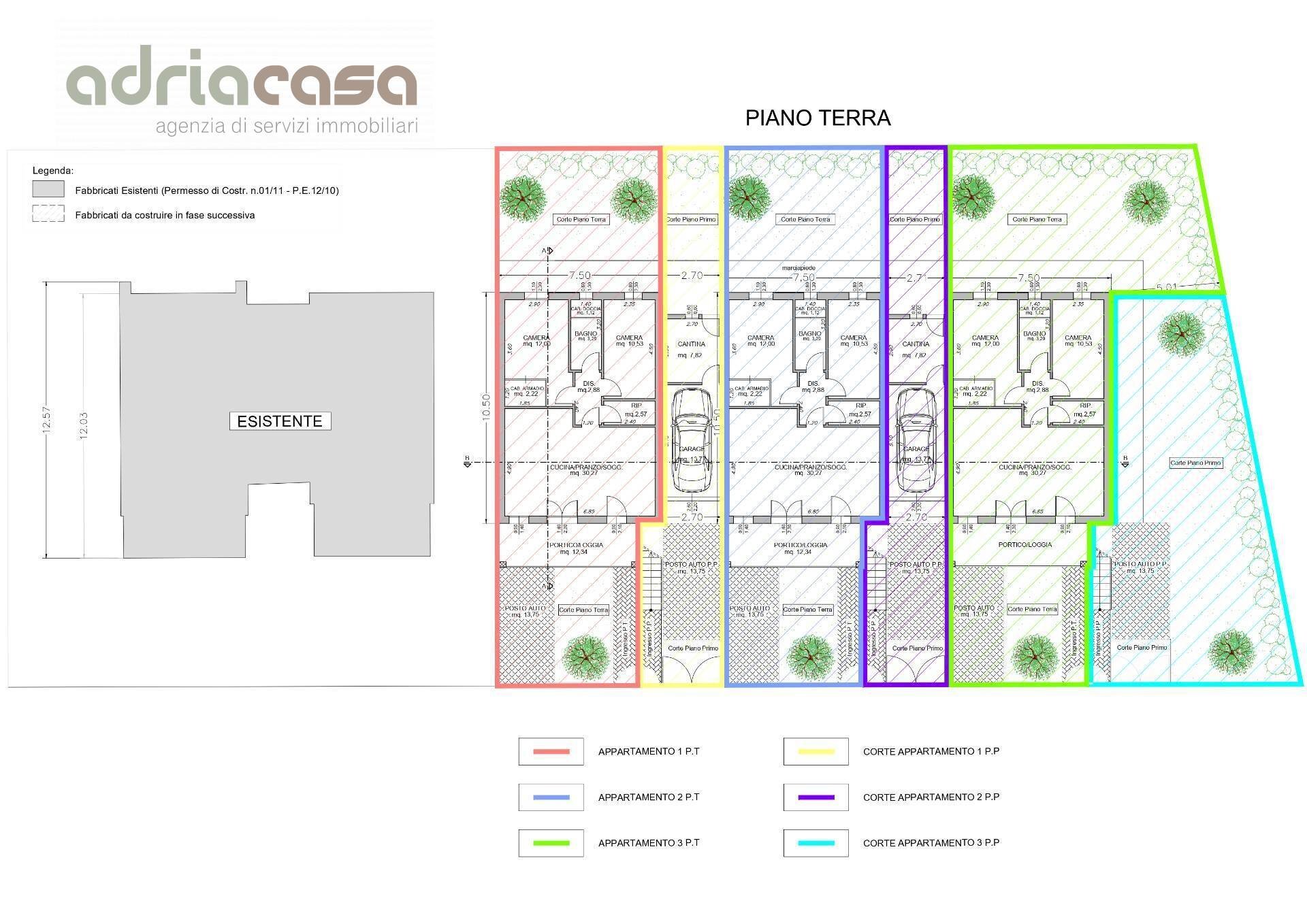 Foto 2 - Trilocale Via Palazzo, Montescudo - Monte Colombo - planimetria 1