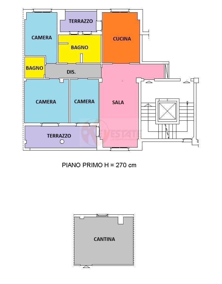 Foto 43 - Appartamento via Padula
 
1, Sassari - planimetria 1