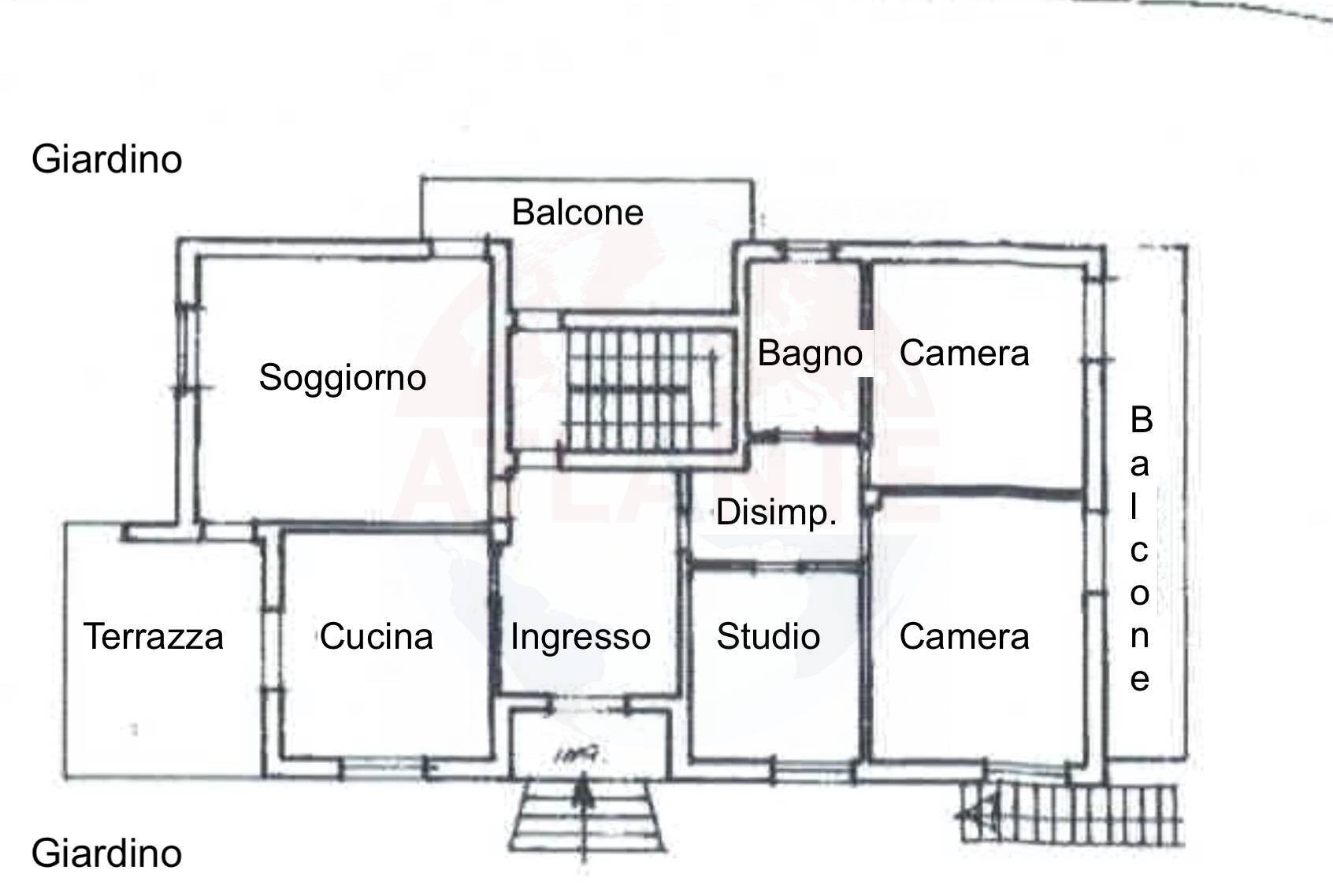 Foto 26 - Casa semi indipendente via San Pietro
 
23, Paratico - planimetria 1