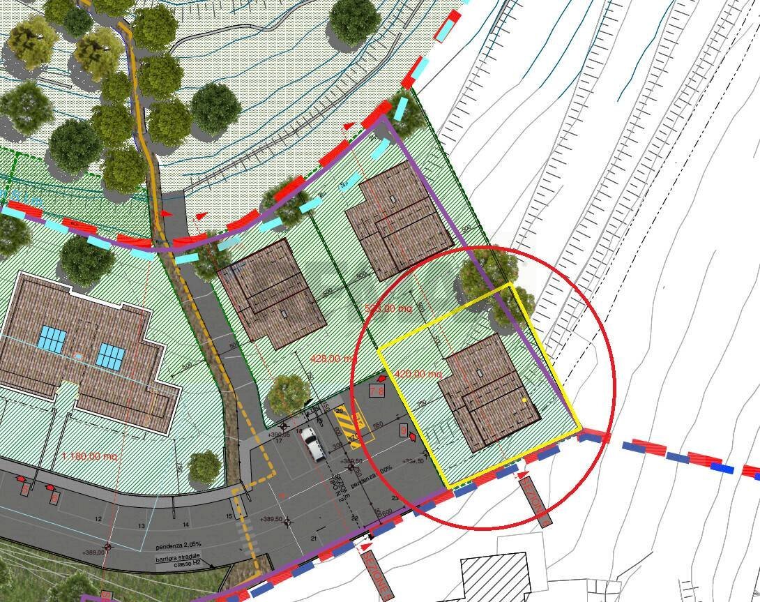 Pianta 2D - Building land via Ganda, Cenate Sopra - photo 1