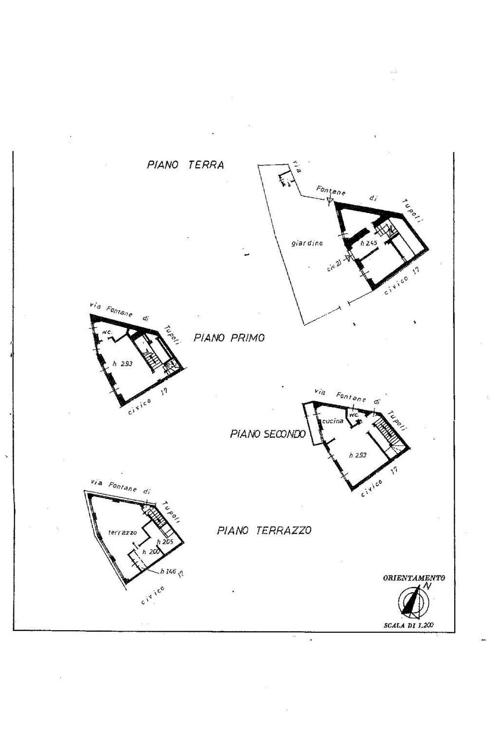 Quadrilocale Genova - planimetria 1