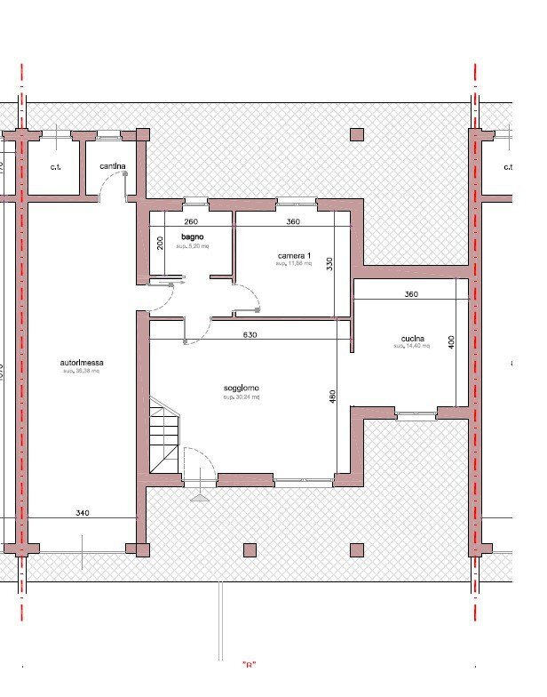 Villa via delle Avagnine, 1, Mondovì - planimetria 1