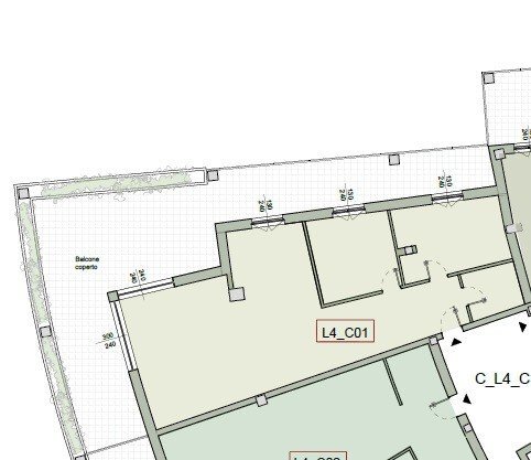 Trilocale via Porta di Vasco, 21, Mondovì - planimetria 1