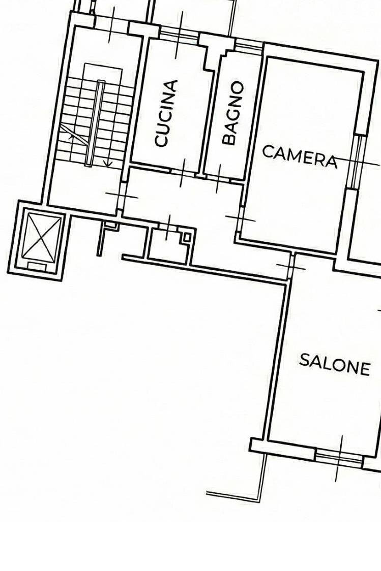 Three-room apartment largo Aldo Pastorino, 19, Noli - floor plans 1