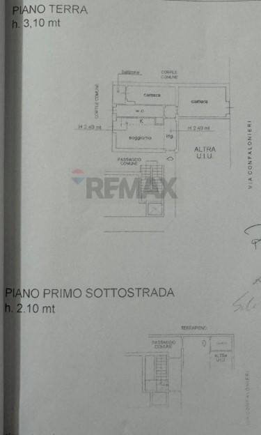 Pianta 2D - Trilocale Via Confalonieri
 
50, Sesto San Giovanni - planimetria 1