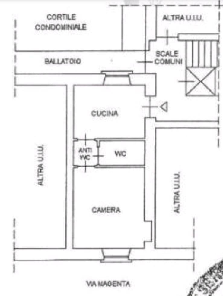 Foto 24 - Appartamento Via Magenta
 
5, Torino - planimetria 1