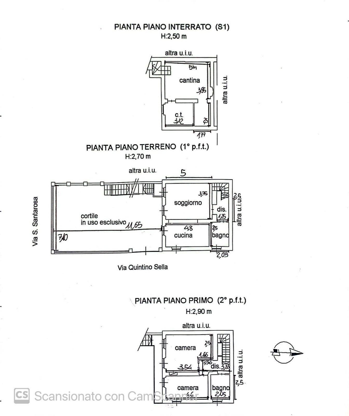 Foto 36 - Independent house Via Quintino Sella
 
9, Collegno - floor plans 1