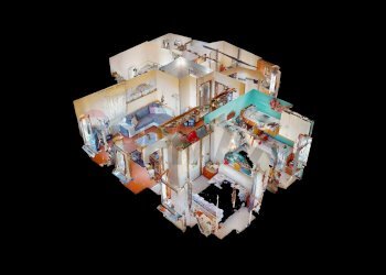 Pianta 3D - Casa semi indipendente Recco - foto 61