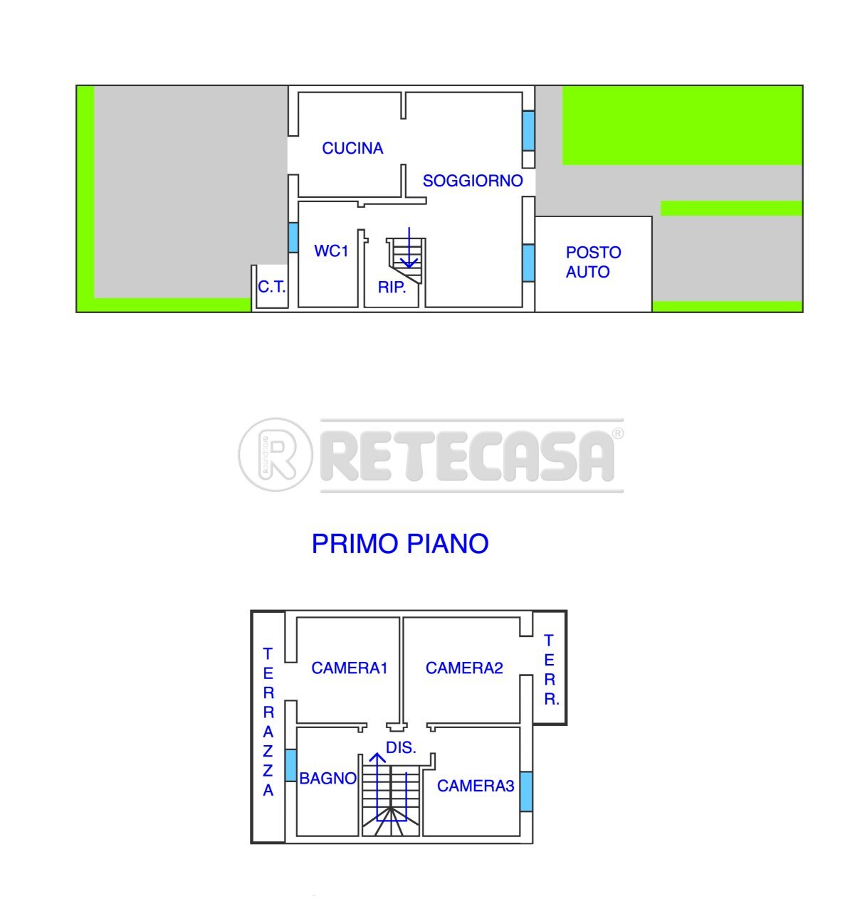 PLANIMETRIA - Villa a Schiera VIA FARIE  27, Castions di Strada - planimetria 1
